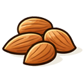 אייקון של שקדים
